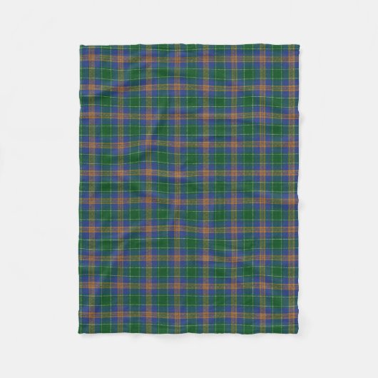 Irischer Clan MacAuliffe McAuliffe KlassikerTartan Fleecedecke (Vorderseite)