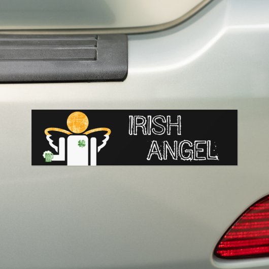 irischer Engel Autoaufkleber (Auf Auto)