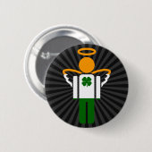 irischer Engel. Button (Vorne & Hinten)