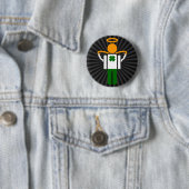 irischer Engel. Button (Beispiel)