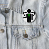 irischer Engel. Button (Beispiel)