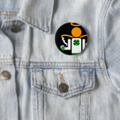 irischer Engel. Button (Beispiel)
