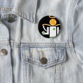 irischer Engel. Button (Beispiel)