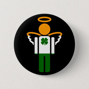 irischer Engel. Button