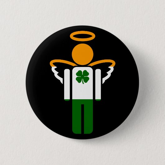 irischer Engel. Button (Vorderseite)