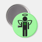 irischer Engel. Magnet (Vorderseite/Rückseite)