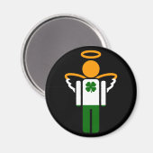 irischer Engel. Magnet (Vorderseite/Rückseite)