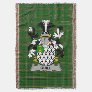 Irischer Feder Wappen Familienwappen Irland Decke
