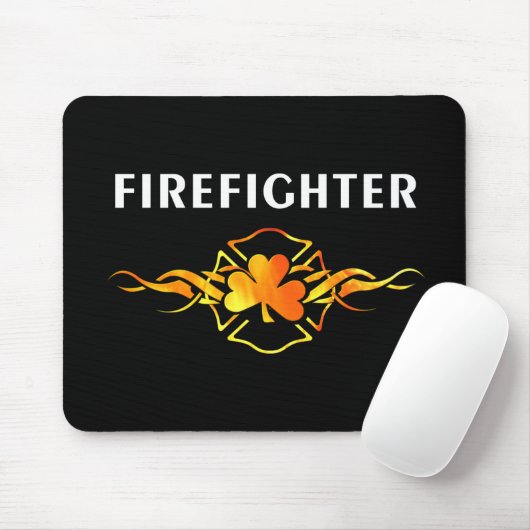 IRISCHER Feuerwehrmann Mousepad (Mit Mouse)