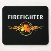 IRISCHER Feuerwehrmann Mousepad (Vorne)