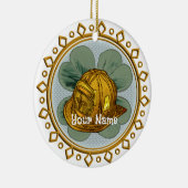 Irischer Feuerwehrschmuck Keramik Ornament (Rechts)