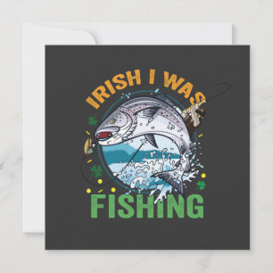Irischer Fischerei-Witz zum St. Patrick's Day  Einladung
