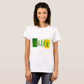 Irischer Flagge Kobold-Evolutionsgang T-Shirt (Vorne ganz)