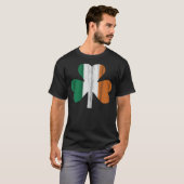 Irischer Flaggen-Klee T-Shirt (Vorne ganz)