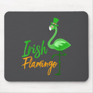 Irischer Flamingo - Lustiges Irland-Tierliebhaber- Mousepad