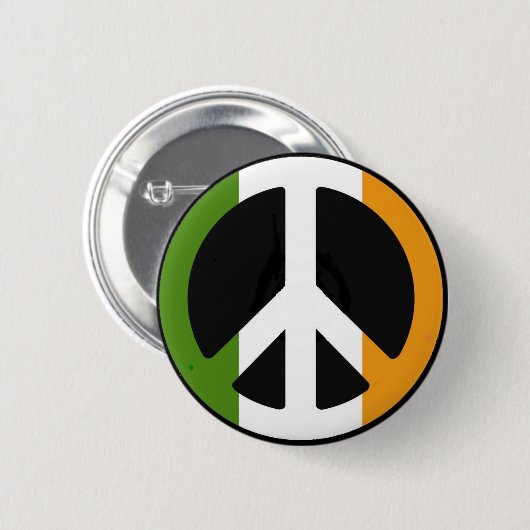 Irischer Frieden Button (Vorne & Hinten)