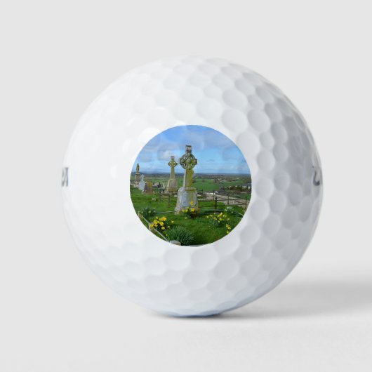 irischer Friedhof Golfball (Vorderseite)