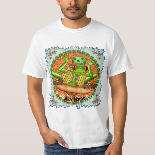 Irischer Frosch T-Shirt (Vorderseite)
