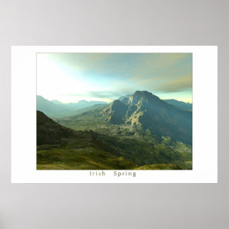 Irischer Frühling Poster