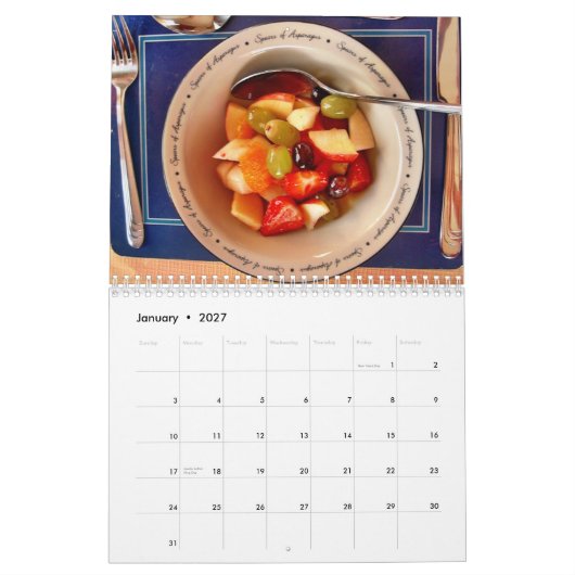 Irischer Frühstücks-Kalender Kalender (Jan 2027)