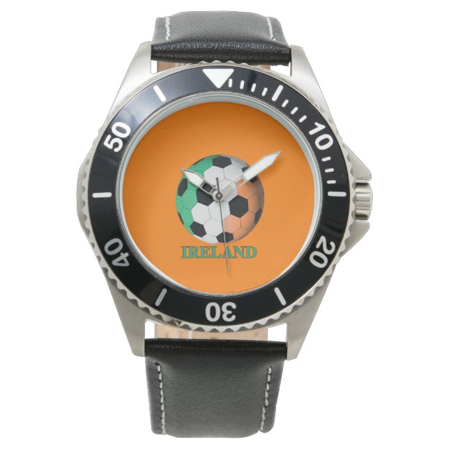irischer Fußball Armbanduhr (Vorderseite)
