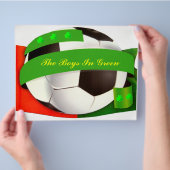 Irischer Fußball Flyer (Hand)