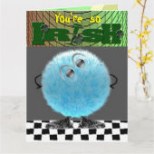 irischer Geburtstag Karte (Gelbe Blume)