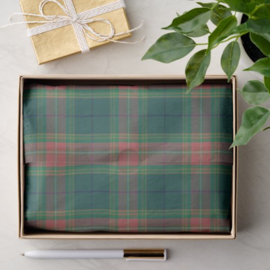 Irischer Geschenk-Clan Gallagher Tartan Seidenpapier (Geschenk)