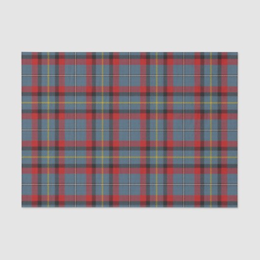 Irischer Geschenk-Clan MacNamara Tartan Seidenpapier (Vorderseite)