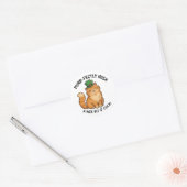 Irischer Ginger-Katze St. Patrick's Day Aufkleber (Umschlag)