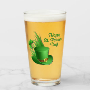 Irischer Glücklicher St. Patrick's Day Hut Glas