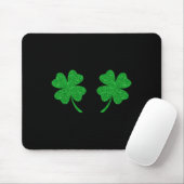 Irischer Glücksklee Brustklee St. Patricks Tag Mousepad (Mit Mouse)