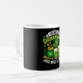 Irischer Gnom St. Patrick anfällig für Schabernack Kaffeetasse (Vorderseite Links)