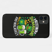 Irischer Gnom St. Patrick neigt zu Schabernack Case-Mate iPhone Hülle (Rückseite (Horizontal))