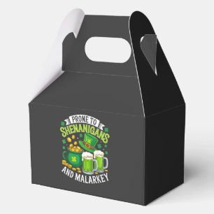 Irischer Gnom St. Patrick neigt zu Schabernack  Geschenkschachtel