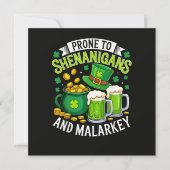 Irischer Gnom St. Patricks neigt zu Schabernack  (Vorderseite)