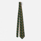 Irischer Goldtopf und Shamrock Krawatte (Rückseite)