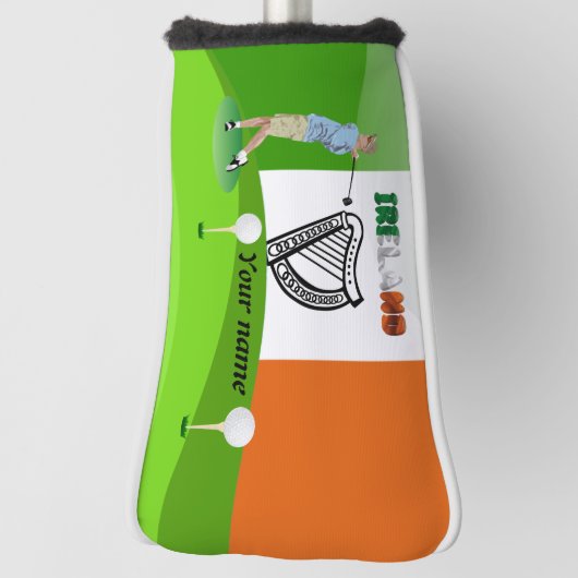 Irischer Golfer Golf Headcover (Rotieren 90)