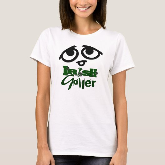 Irischer Golfspieler T-Shirt (Vorderseite)