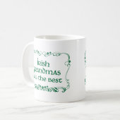 Irischer Großmutter-T - Shirt Kaffeetasse (Vorderseite Links)