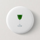 Irischer grüner Wein Button (Vorderseite)