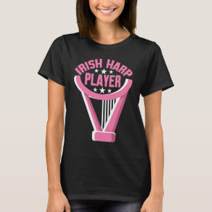 Irischer Harfenspieler Harfe T-Shirt