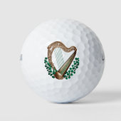 Irischer Harn und Kleeblatt Golfball (Vorderseite)