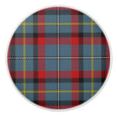 Irischer Herrlichkeits-Clan MacNamara Tartan Keramikknauf (Vorderseite)