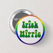 Irischer Hippie rund Button (Vorne & Hinten)