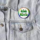 Irischer Hippie rund Button (Beispiel)