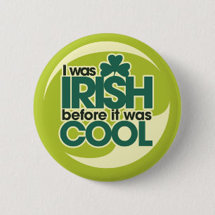 irischer Hipster Button