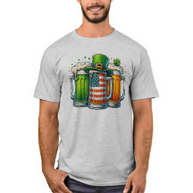 🇮 🇪 irischer Hut, amerikanische Flagge & Bier