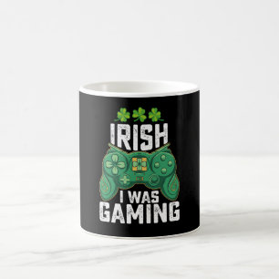 Irischer Ich war Gamer Spiele St. Patrick's Day Kaffeetasse