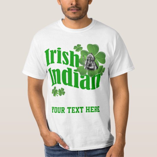 Irischer Inder T-Shirt (Vorderseite)
